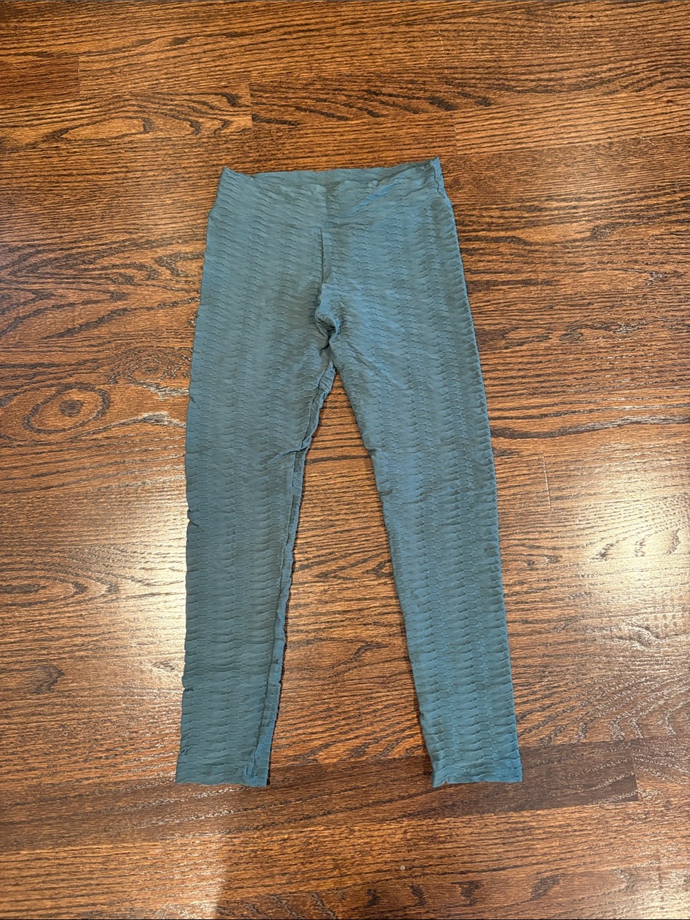 Booty by Brabants Teal Textured Kids Leggings